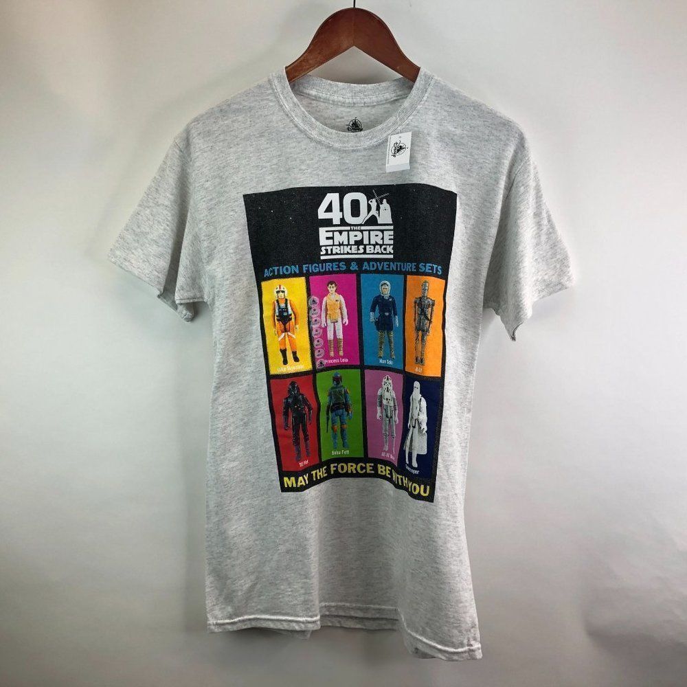 New Disney Parks Star Wars Empire Strikes Back 40th Action Figures Shirt M